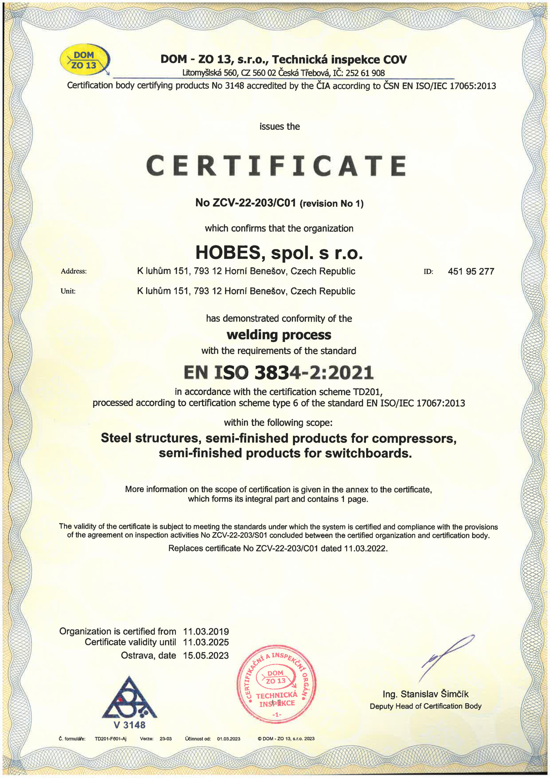 EN ISO 3834-2:2021